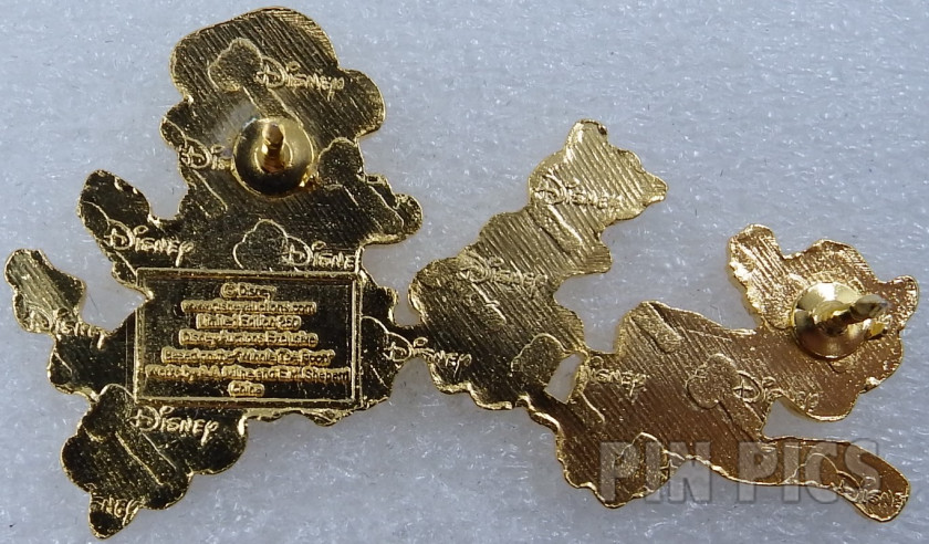 DA - Baby Pooh, Tigger and Piglet - Train  pin collectible - Main Image 2