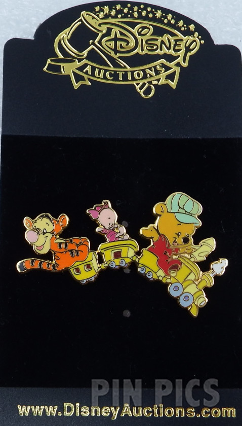 DA - Baby Pooh, Tigger and Piglet - Train  pin collectible - Main Image 3
