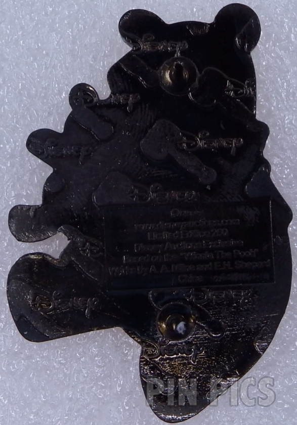 Disney Auction - Winnie the Pooh with Teddybear  pin collectible - Main Image 2