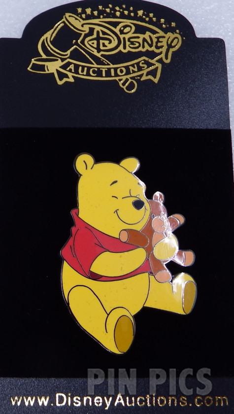 Disney Auction - Winnie the Pooh with Teddybear  pin collectible - Main Image 3