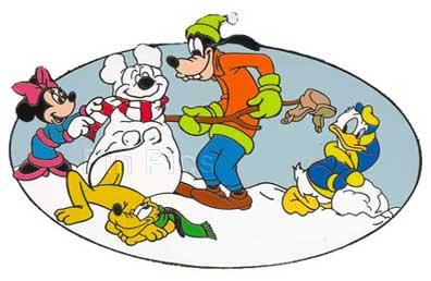 WDCC - Ariel and Friends Through a Porthole - Light Blue