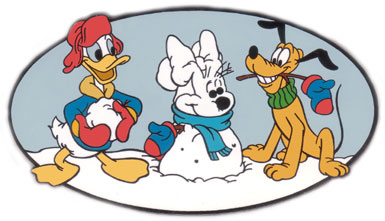 DIS - Clarabelle Cow - Pin 14 - Set 4 - Disney Advent Tree Series - Merry Christmas 2003