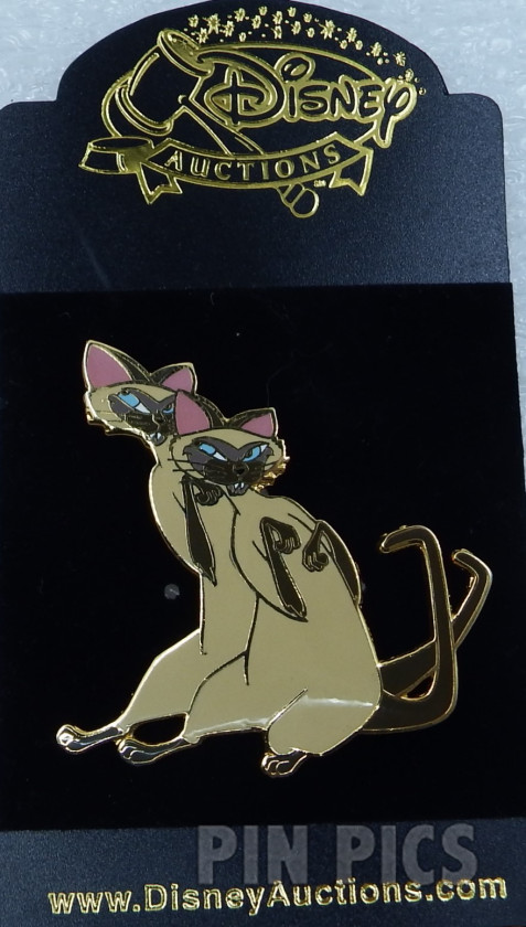 DA - Si and Am - Lady and the Tramp  pin collectible - Main Image 3