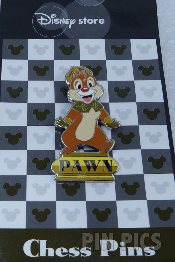 Japan - Dale #2 - Gold Pawn - Chess - JDS  pin collectible - Main Image 3