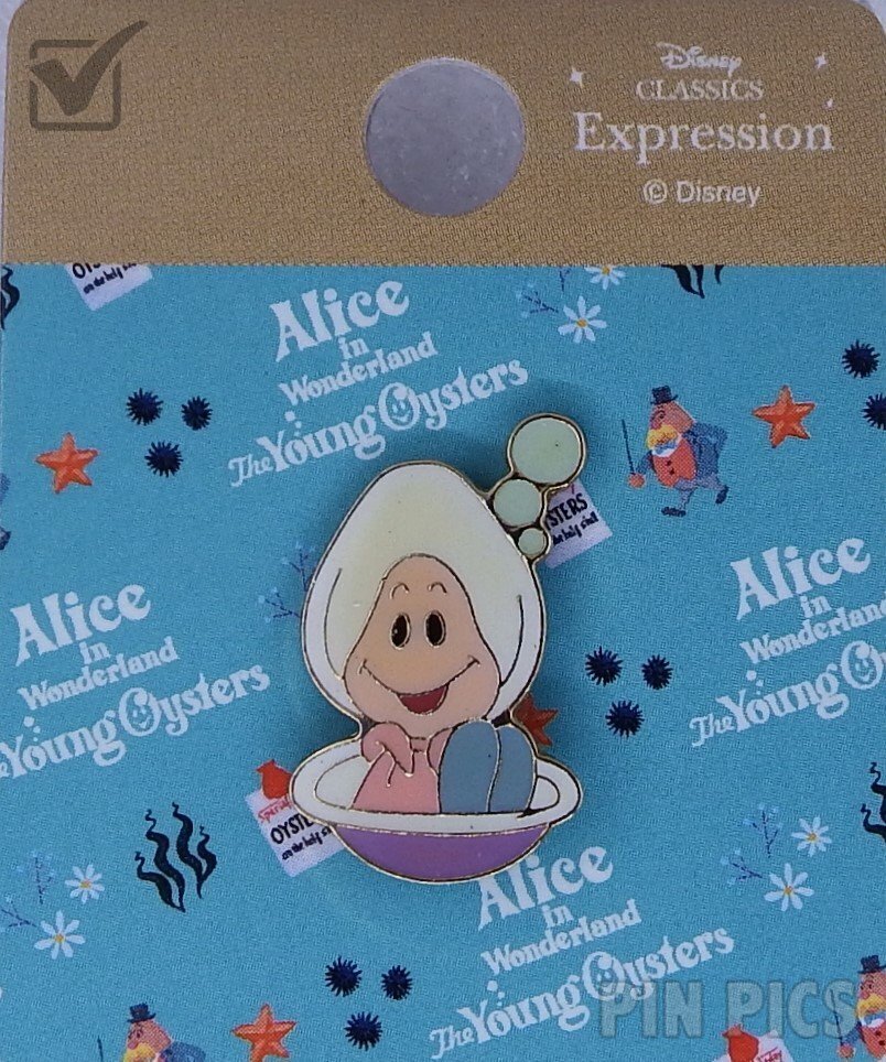 Sony - Baby Oyster - Sitting - Expressions - Alice in Wonderland  pin collectible - Main Image 3