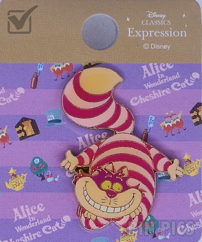Sony - Cheshire Cat - Upside Down Pose - Expression - Alice in Wonderland  pin collectible - Main Image 3