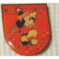 Mickey Mouse with open arms - gold color variation