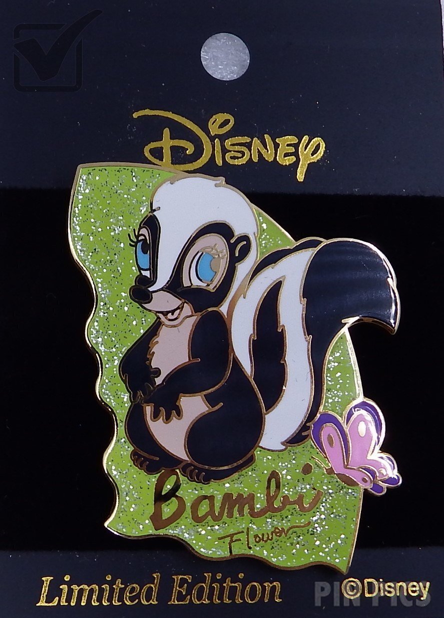 Japan - Flower - Bambi - Sweet Friends Heart - Puzzle  pin collectible - Main Image 3