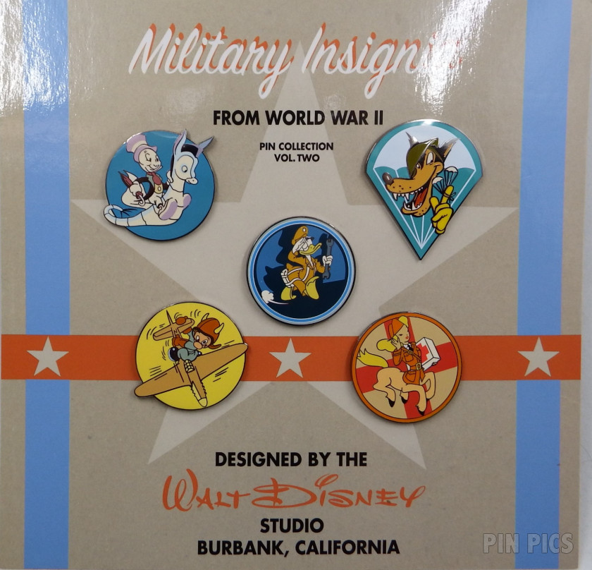 Disney Catalog - Disney Studio Military Insignia Pin Set #2  pin collectible - Main Image 2