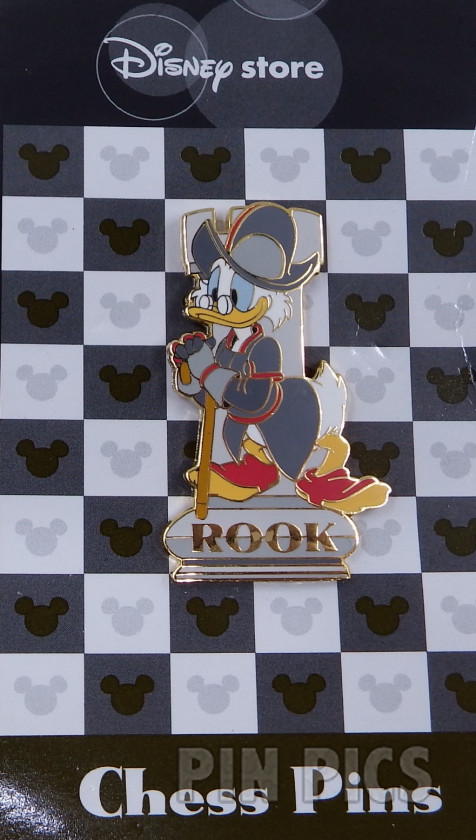 Japan - Scrooge McDuck - Silver Rook - Chess - JDS  pin collectible - Main Image 3