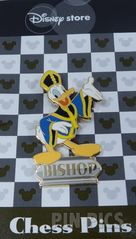 Japan - Donald Duck - Silver Bishop - Chess - JDS  pin collectible - Main Image 3