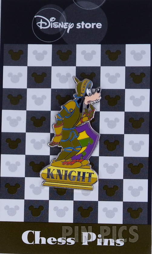 Japan - Goofy - Gold Knight - Chess - JDS  pin collectible - Main Image 3