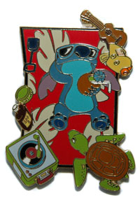 DA - Cruella DeVille Christmas Pin Prototype (Black)