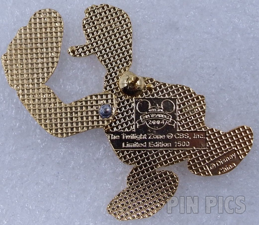 DLR - Donald Duck - Twilight Zone Tower of Terror Event - Suit and Hat - Slider  pin collectible - Main Image 2