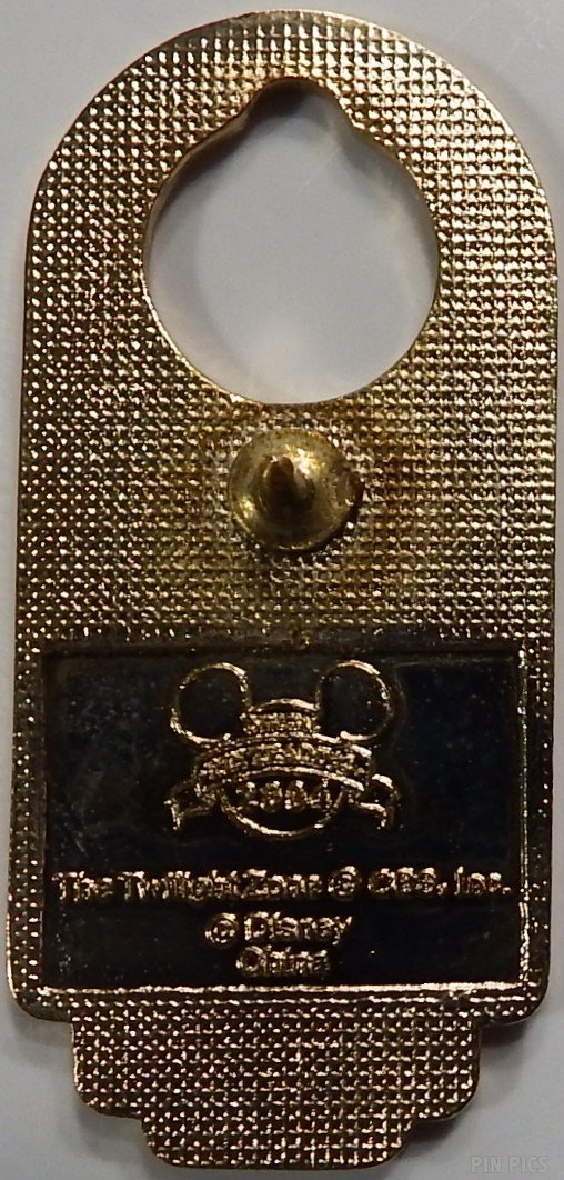 DLR - The Twilight Zone Tower of Terror Do Not Disturb Doorhanger  pin collectible - Main Image 2
