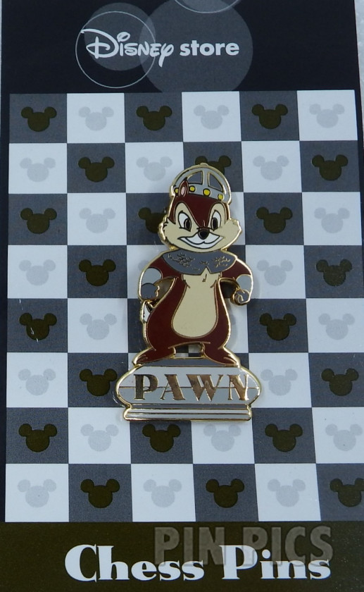 Japan - Chip - #4 - Silver Pawn - Chess - JDS  pin collectible - Main Image 3