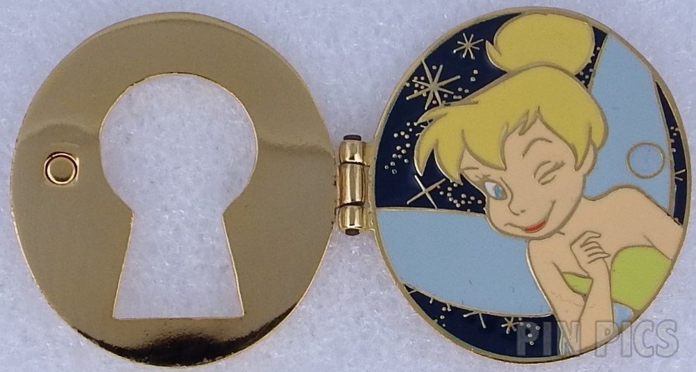 Japan - Tinker Bell - Winking Through Keyhole - JDS  pin collectible - Main Image 2