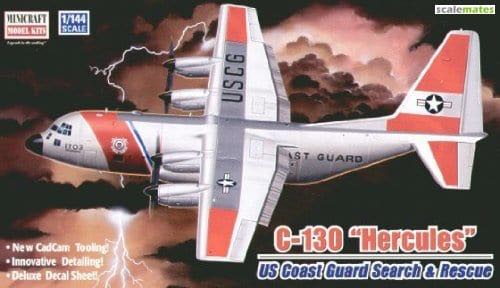 1/144 C-130 Hercules Us Coast Guard  - Minicraft model planes collectible [Barcode 048051145240] - Main Image 1