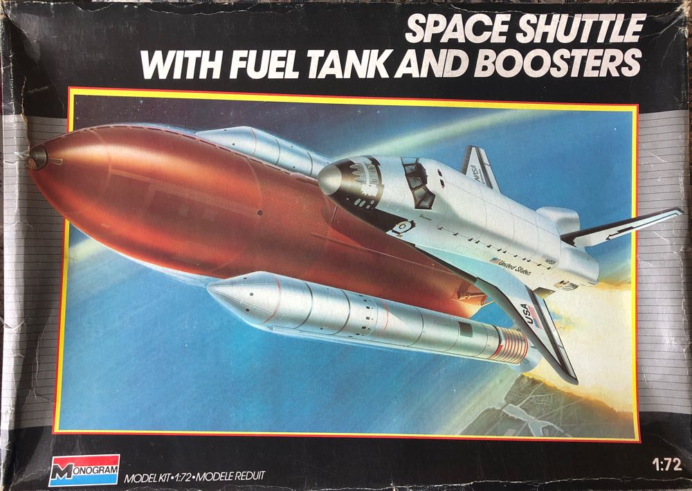 1/72 Monogram Space Shuttle With Fuel Tank And Boosters - Monogram model planes collectible [Barcode 076513059002] - Main Image 1