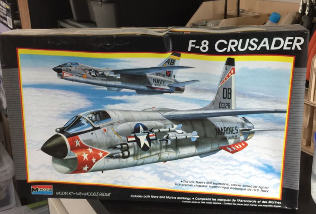 F-8 Crusader - Monogram model planes collectible [Barcode 076513058265] - Main Image 1