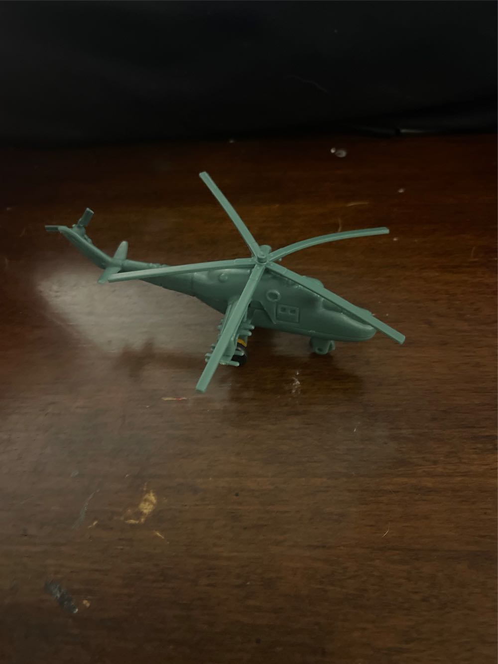 Green Helicopter  model planes collectible - Main Image 1