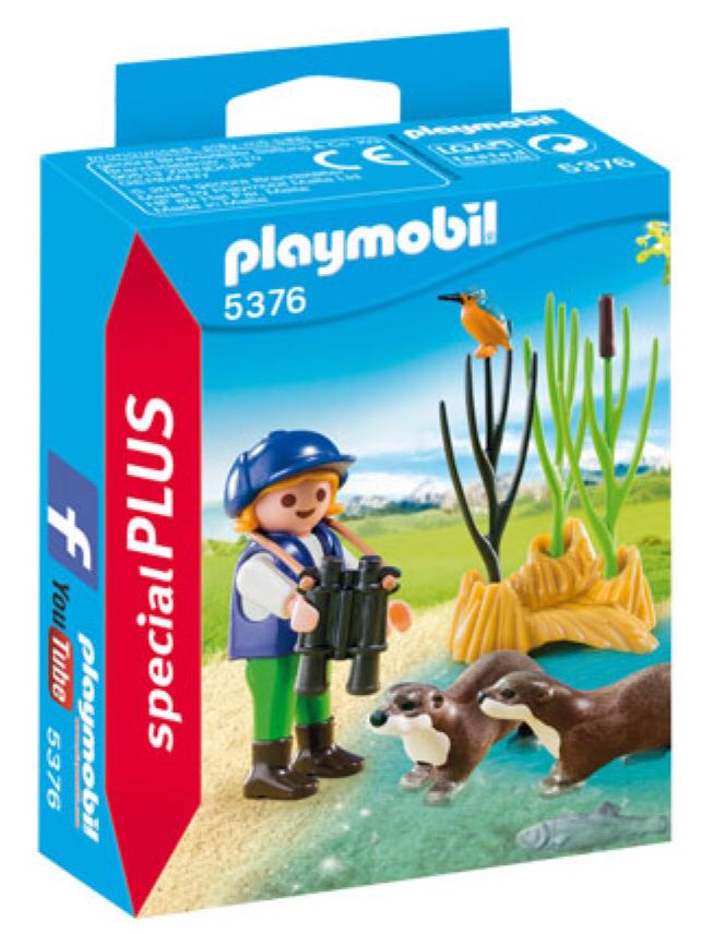 Young Explorer with Otters - Playmobil 5376 - Playmobil Special Plus (5376) playmobil collectible [Barcode 4008789053763] - Main Image 2