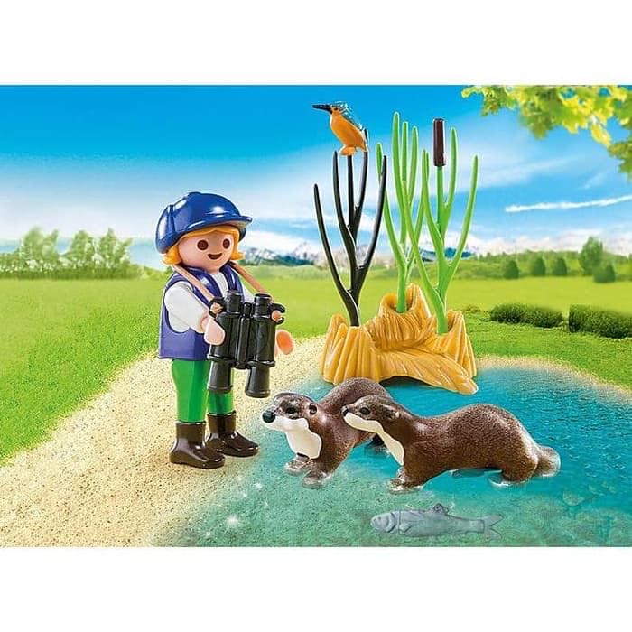 Young Explorer with Otters - Playmobil 5376 - Playmobil Special Plus (5376) playmobil collectible [Barcode 4008789053763] - Main Image 3