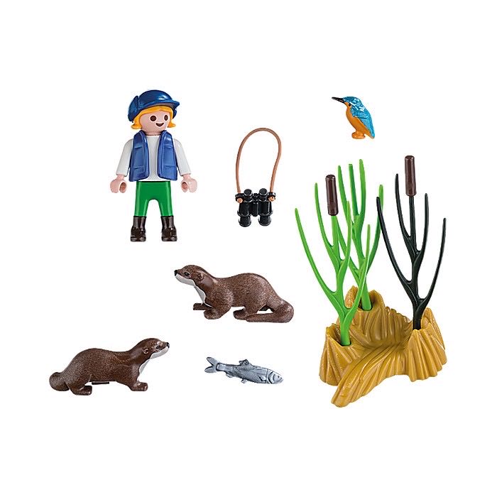 Young Explorer with Otters - Playmobil 5376 - Playmobil Special Plus (5376) playmobil collectible [Barcode 4008789053763] - Main Image 4