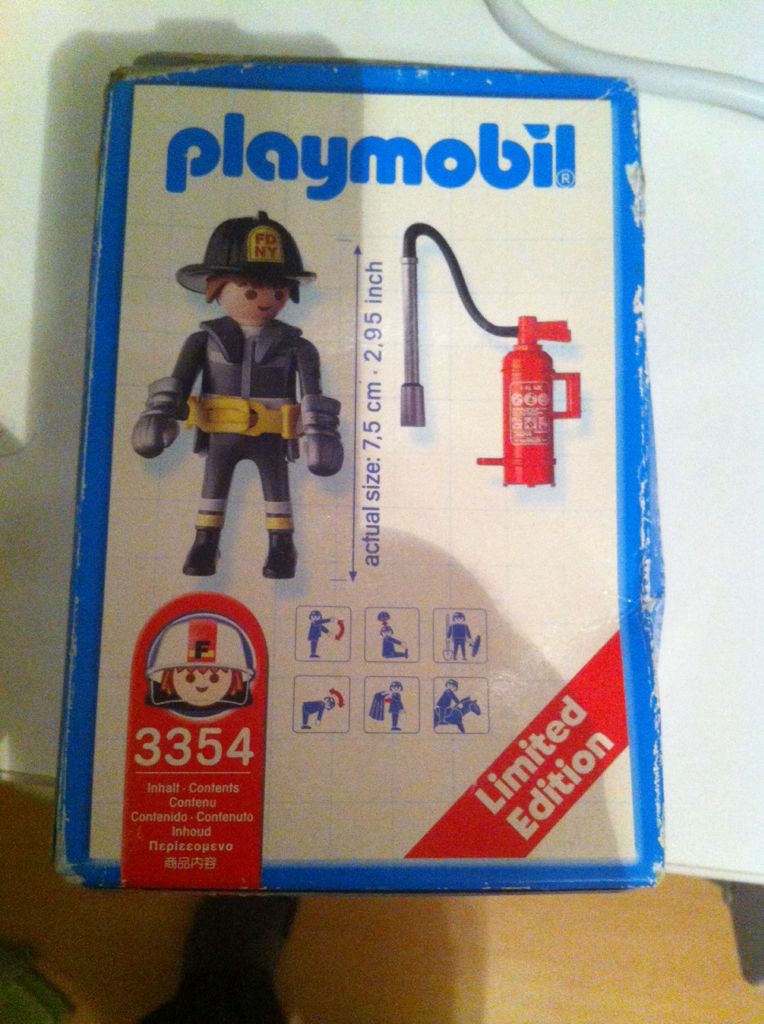 Brandweer Limited Edition - Exclusivos (3354) playmobil collectible [Barcode 025369033544] - Main Image 2