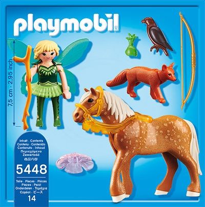 Playmobil - Fairies - FOREST FAIRY DIANA with HORSE  playmobil collectible [Barcode 4008789054487] - Main Image 2