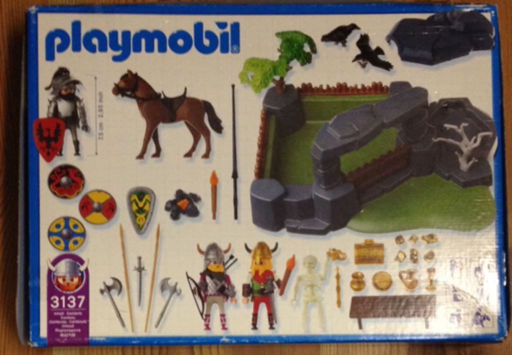 3137 Super Set Ritterangriff - Mittelalter (3137) playmobil collectible [Barcode 4008789031372] - Main Image 2