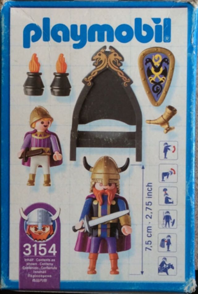Rei e Príncipe Viking - Cavaleiros (3154) playmobil collectible [Barcode 4008789031549] - Main Image 2