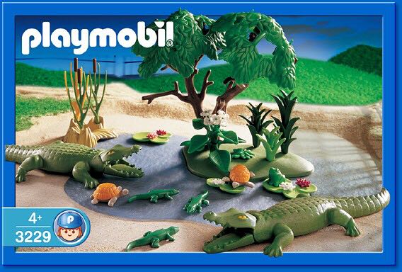 Alligator Habitat - City Life - Zoo (3229) playmobil collectible [Barcode 4008789032294] - Main Image 1
