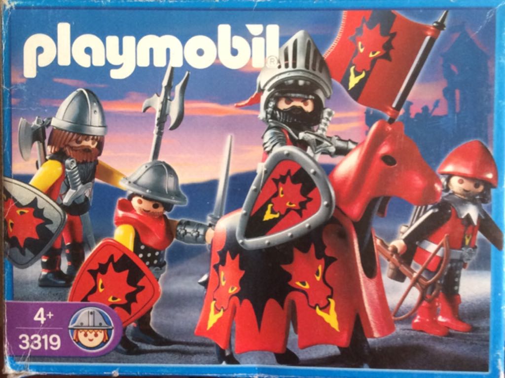 Cavaleiros do Dragão Vermelho  - Cavaleiros (3319) playmobil collectible [Barcode 4008789033192] - Main Image 1