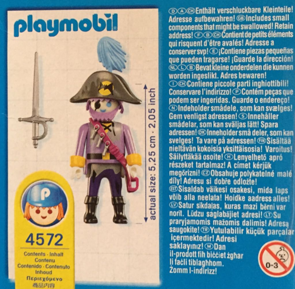 4572 Phantom Pirate Special - Pirates (4572) playmobil collectible [Barcode 025369045721] - Main Image 2