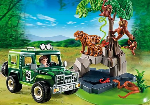 5274#Tigers And Orang-Utan - Wild Life (5274) playmobil collectible - Main Image 1