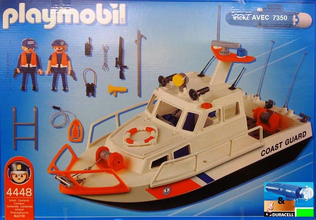 Police Boat - City Action (4448) playmobil collectible - Main Image 2