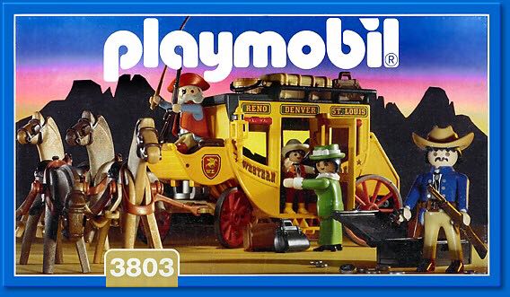 Western Express Stagecoach  - Western (3803) playmobil collectible [Barcode 4008789038036] - Main Image 1