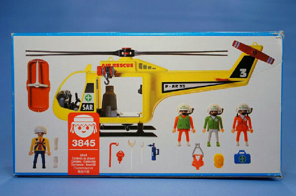 Gele SAR Helicopter - City Action Redding (3845) playmobil collectible [Barcode 4008789038456] - Main Image 2