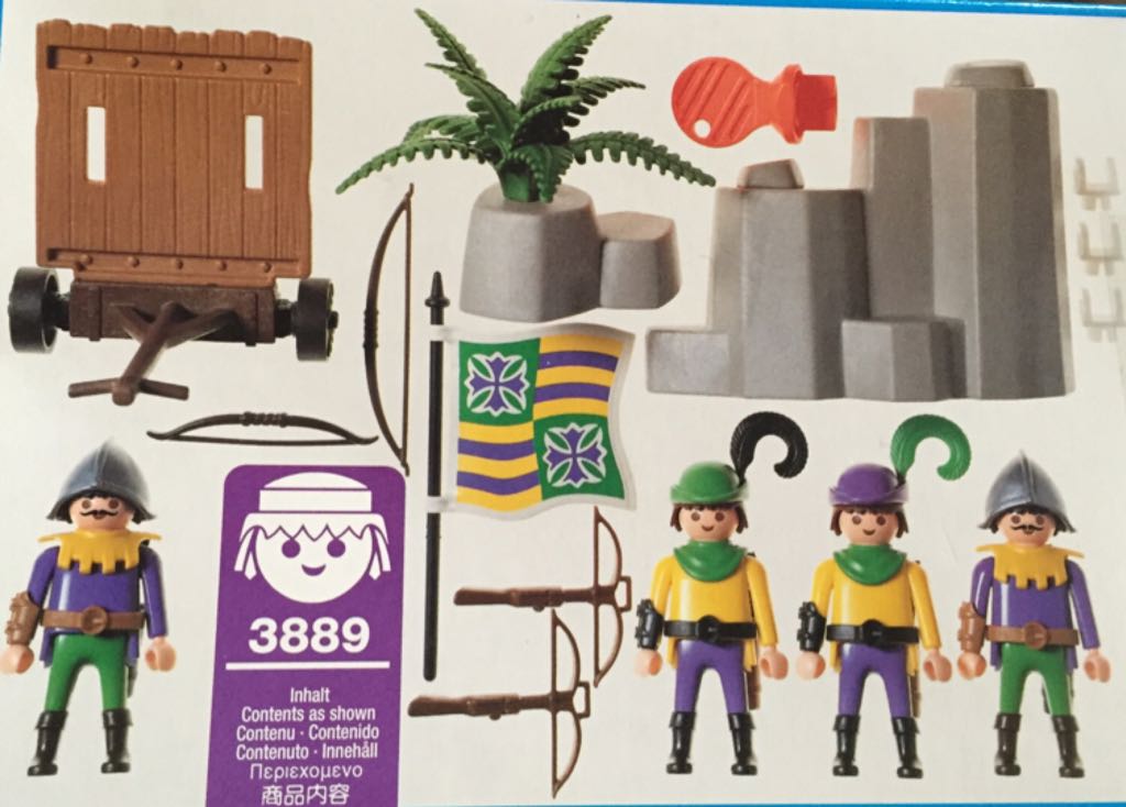 3889 Mardi Gras Archers - Castles & Knights (3889) playmobil collectible [Barcode 4008789038890] - Main Image 2
