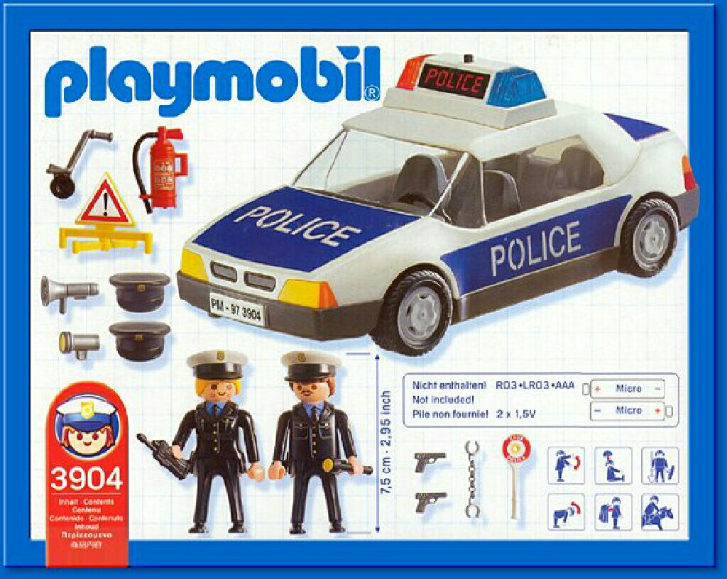Snelle Interventiewagen - City Action Politie (3904) playmobil collectible [Barcode 4008789039040] - Main Image 2