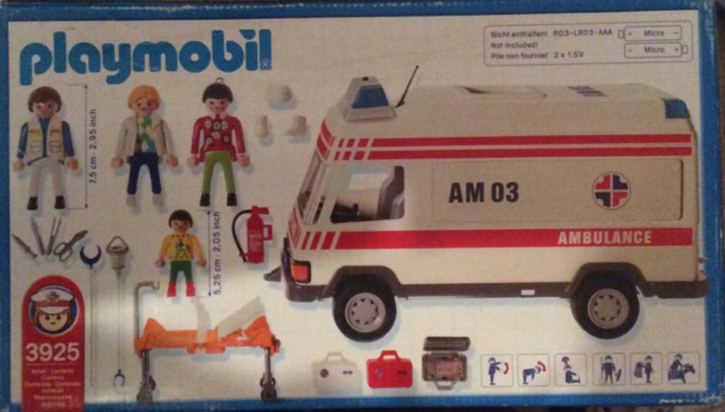 Ambulance - City Action Ambulance (3925) playmobil collectible [Barcode 4008789039255] - Main Image 2