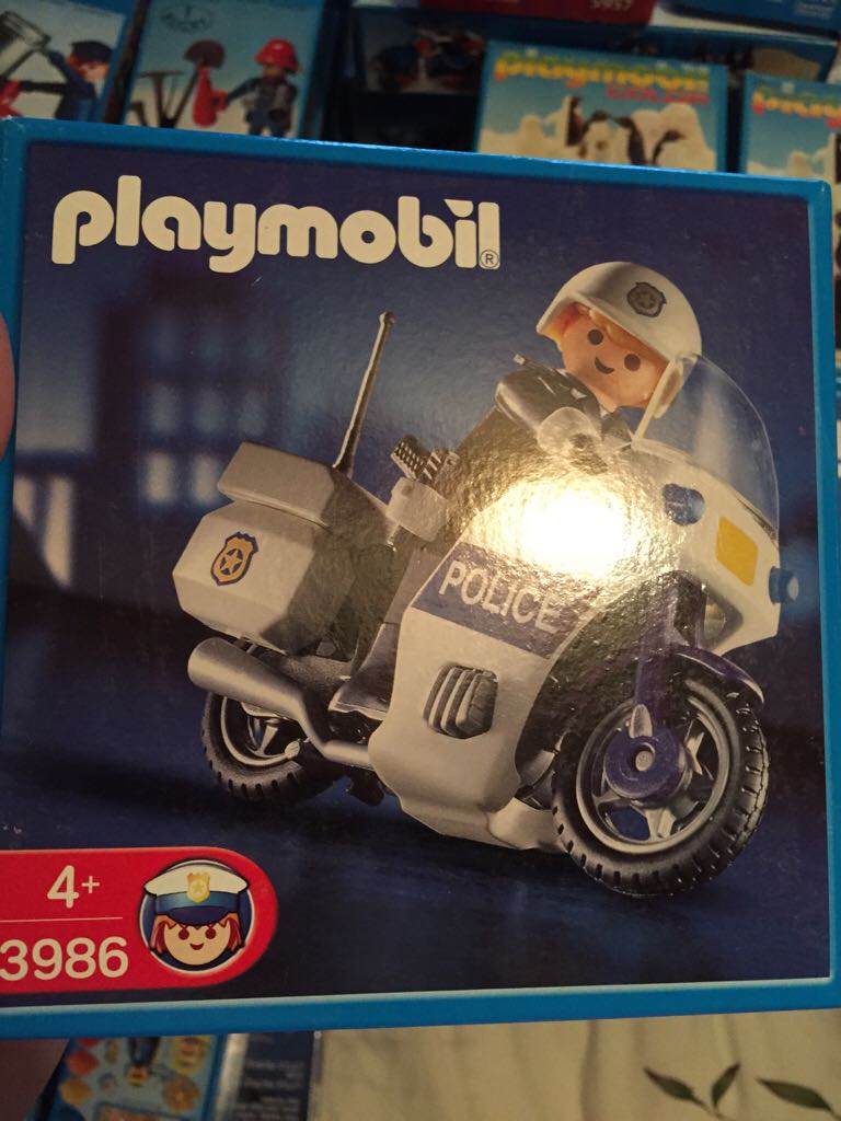 Moto Police  (3986) playmobil collectible [Barcode 4008789039866] - Main Image 1