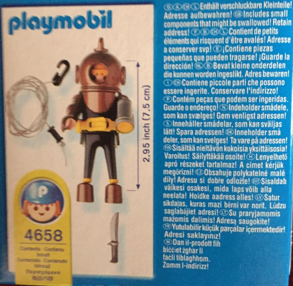 4658 Deep Sea Diver - Special Plus (4658) playmobil collectible [Barcode 025369046582] - Main Image 2