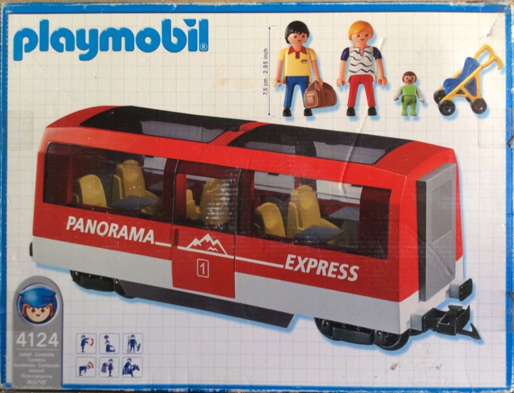 Carruagem Panorama Express - Eisenbahn (4124) playmobil collectible [Barcode 4008789041241] - Main Image 2