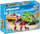 Playmobil- 4144 Family Van with Boat and Trailer - Ciudad - Diversion De Verano (4144) playmobil collectible [Barcode 4008789041449] - Main Image 1