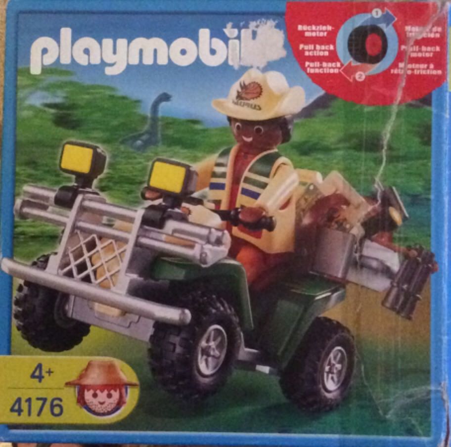 Explorador com Moto4 - Exploradores (4176) playmobil collectible [Barcode 4008789041760] - Main Image 1