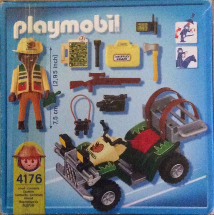 Explorador com Moto4 - Exploradores (4176) playmobil collectible [Barcode 4008789041760] - Main Image 2