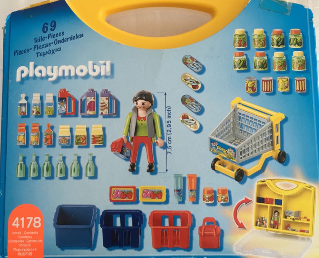 Meeneemset Winkelen - City Life ”Supermarket” (4178) playmobil collectible [Barcode 4008789041784] - Main Image 2