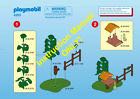 Playmobil 4203 Bird Feeder Farm Assembly Instructions REPRINT  playmobil collectible [Barcode 4008789042033] - Main Image 1